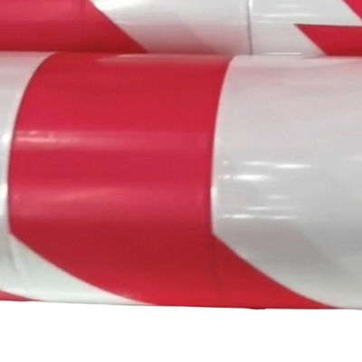 80 - 150 μm PE προστατευτική ταινία LDPE HDPE κόκκινη λευκή ταινία προειδοποίησης
