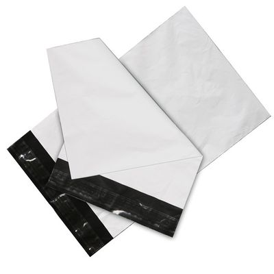 50 μm LDPE White Poly Mailer Envelopes Σώλες αποστολής για ηλεκτρονικές επιχειρήσεις